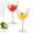 2 PCS, variant on Bird Shaped Wine Glass, 5oz with Straw, Crystal Cocktail Cup for Champagne Parties