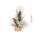 thumbnail image 3 of Wovilon Christmas Decorations Mini Pe Christmas Tree 30cm Christmas Decoration Ornaments Small Snow Powder Desktop Christmas Tree, 3 of 6