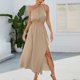 thumbnail image 4 of Vestido elegante con lazo dividido para mujer OAVQHLG3B Store  lin121212, 4 of 5