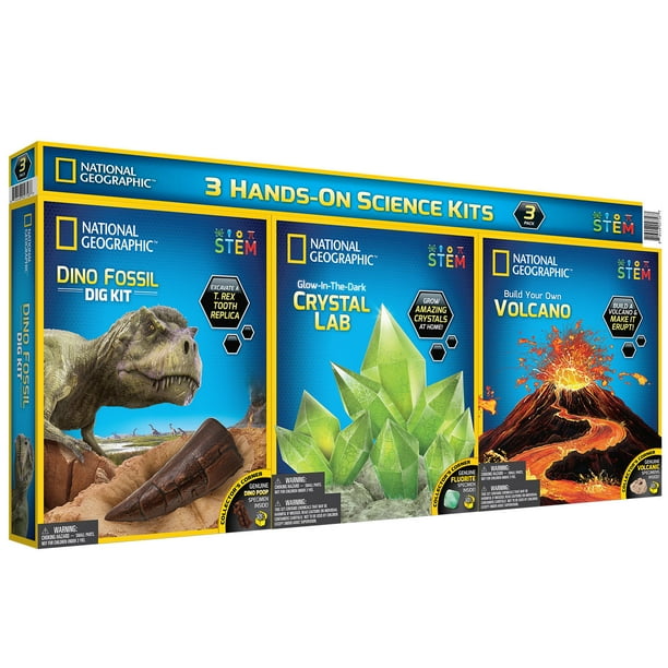 National Geographic 3in1 Science Kit Combo Pack