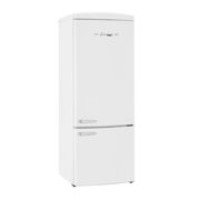 Unique Appliances Classic Retro 17 cu ft Bottom Freezer Refrigerator, Marshmallow White