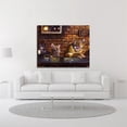 thumbnail image 2 of 17 x 14 On the Prowl by Lucia Heffernan - Wall Art Print on Canvas Fabric White, 2 of 3