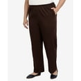 thumbnail image 5 of Alfred Dunner Womens Plus-Size Soft Twill Mid-Rise Regular Fit Straight Leg Casual Pant, 5 of 6