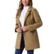 thumbnail image 4 of Abrigo de mujer INSPIRE CHIC de longitud media con cuello alto, de un solo botón, abrigo de invierno, color camello, talla S, 4 of 6