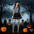 thumbnail image 2 of Youyipin Womens Summer Dresses Halloween Lady Mime Artist Costume Summer Dresses For Women, 2 of 9