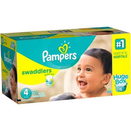 swaddlers pampers diapers count sensitive newborn pack