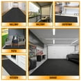 thumbnail image 5 of Ottomanson Extra Long Hallway Runner Non-Slip 3x35 Indoor Utility Rug, 2'7" x 35', Black Ribbed, 5 of 9