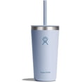 thumbnail image 1 of Hydro Flask Gobelet en Acier Inoxydable 20 Oz Tout Autour avec Paille Flexible Résistante aux Fuites et Couvercle à Pression, Surf, 1 of 7