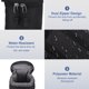 thumbnail image 3 of Bolsa para lente de cámara Uxcell (4" ID x 5.1" H) - Funda protectora gruesa de poliéster suave impermeable y a prueba de golpes para DSLR SLR, negra, 3 of 6