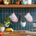 thumbnail image 3 of KitchenAid Albany Mini Oven Mitt 2-Pack Set, Dried Rose, 5.5"x8", 3 of 5