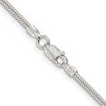 thumbnail image 3 of Auriga Fine Jewelry 925 Sterling Silver 2mm Round Snake Chain Bracelet 7inch for Women, 3 of 6