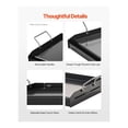 thumbnail image 3 of Carbon Steel Griddle 24x16 inch, BBQ Grill Pan, Flat Top Griddle for Gas Stove, Universal Cookware with Grease Trough, Removable Handles, 3 of 9