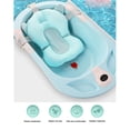 thumbnail image 4 of Cojín de esponja Eslinga para bañera de bebé Soporte para asiento de baño para recién nacido Cuna de baño de malla para bañera de red Worallymy JD713617691, 4 of 5