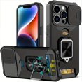 thumbnail image 2 of Premium Durable Shockproof Phone Case with Anti-Slip Grip, Metal Stand & Card Slot - Perfect for Hands-Free Use on IPhone 15 Pro Max, 14 Pro Max, 13 Pro Max, 12 Pro Max, 11 Pro Max Models, 2 of 5