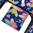 thumbnail image 4 of Wrapables JoliBag Collection Reusable Shopping Bag (Set of 2), Pink & Blue Flowers, 4 of 5