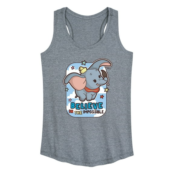 Disney - Dumbo - Believe In The Impossible - Women's Racerback Tank Top