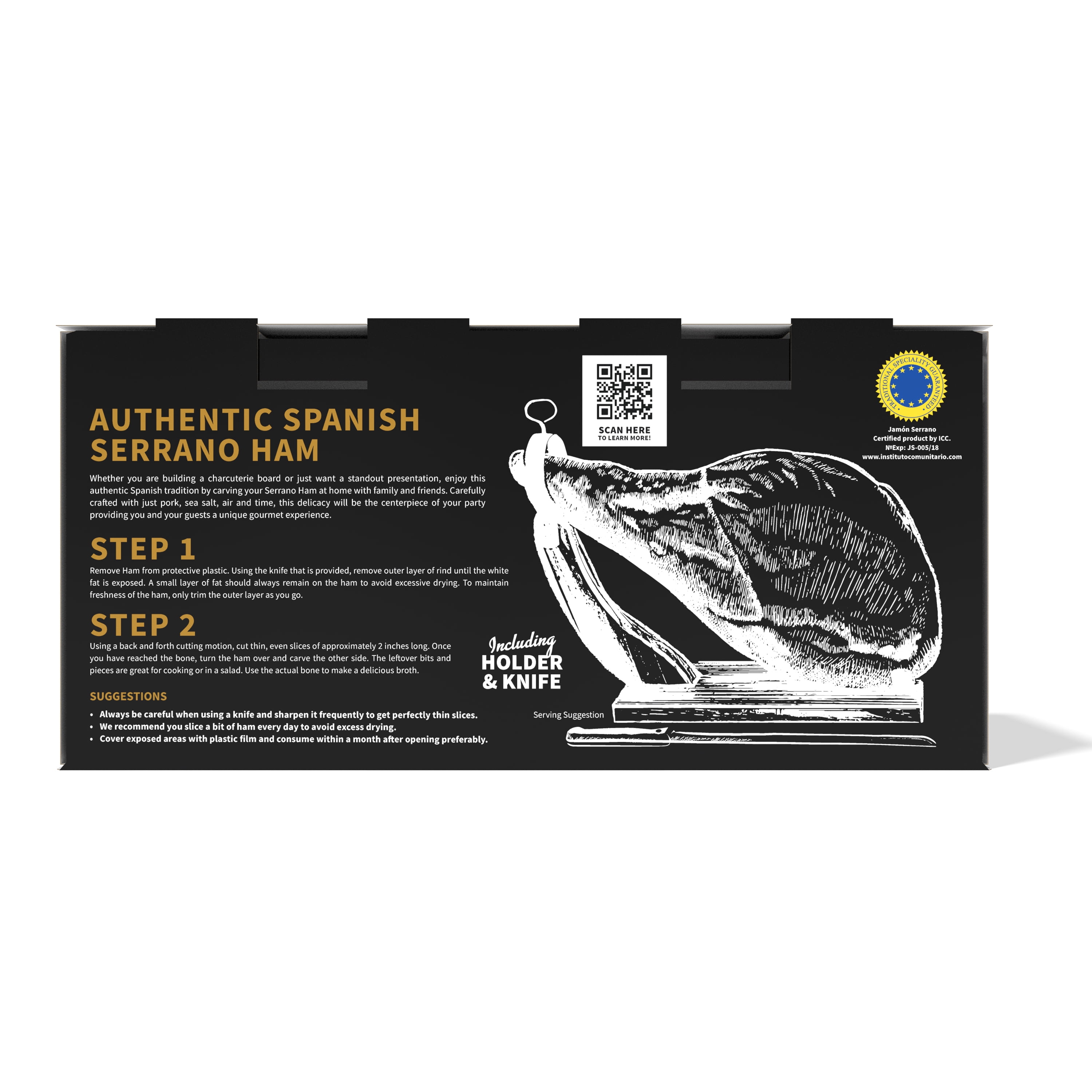 Upper Cut Serrano Ham, Whole Leg