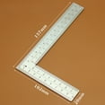 thumbnail image 4 of Regla Cuadrada Mini 10x15cm Medición De Acero Inoxidable Para Estudiante Carpintero, 4 of 8