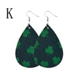 thumbnail image 2 of Wioihee Under $2.00 Earrings Studs St Patricks Day Earrings for Women Rhinestone Green Heart Leaf Earring for Women St Patricks Day Accessories, 2 of 2