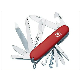  Victorinox Ranger Grip Swiss Army Knife, 12 Function Swiss Made  Pocket Knife with Wood Saw, Large Lock Blade and Toothpick - Ranger 78 Grip  Red/Black : Tools & Home Improvement