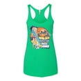 thumbnail image 2 of Wild Bobby Betty Boop Endless Summer Beach the Dog Betty Boop Tri-Blend Racerback Tank Top, Envy, X-Large, 2 of 5