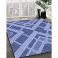 thumbnail image 2 of Ahgly Company Indoor Rectangle Patterned Denim Blue Area Rugs, 7' x 9', 2 of 6