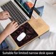 thumbnail image 6 of Abstract Art Mouse Pad with Personalized Red Design Computer Laptop Non-Slip Rubber Mousepad 9.5x7.9 Inch, 6 of 6