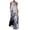 White, variant on IROINNID Women's Sleeveless Sundress Full-Length Comfy Casual Summer Pockets Mid Calf Dress Printed V-Neck Dress