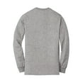 thumbnail image 6 of Gildan Classic Fit Men Long Sleeve T-Shirt, DryBlend Crewneck Tee, Sport Grey, S, 6 of 6