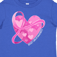 thumbnail image 4 of Inktastic Breast Cancer Awareness Pink Ribbon Around Heart Boys or Girls Baby T-Shirt, 4 of 5