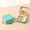 D, variant on Leodye 1PCS Plush Velvet Travel Jewelry Case, Organizer, Box, Small Case for Women, Earring Organizer with Mirror, Best Gifts for Girlfriend, Mom | Gifts for Her -3.94 Ć 3.94 Ć 1.97 inch