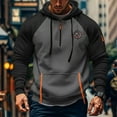 thumbnail image 2 of Xzbqbs Tactical Hoodies for Men Quarter Zip Up Embroidered Sweatshirts Long Sleeve Drawstring Hooded Sweatshirts with Pockets, 2 of 4