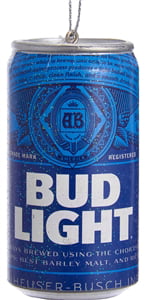 Budweiser Bud Light Bottle Ornament by Kurt Adler 