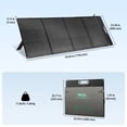 thumbnail image 2 of HQST 200W Ultra-Light Portable Solar Panel for Power Station & Solar Generator, 25% High Efficiency N-Type Solar Charger, IP67 Waterproof, Foldable with Kickstands, 2 of 10