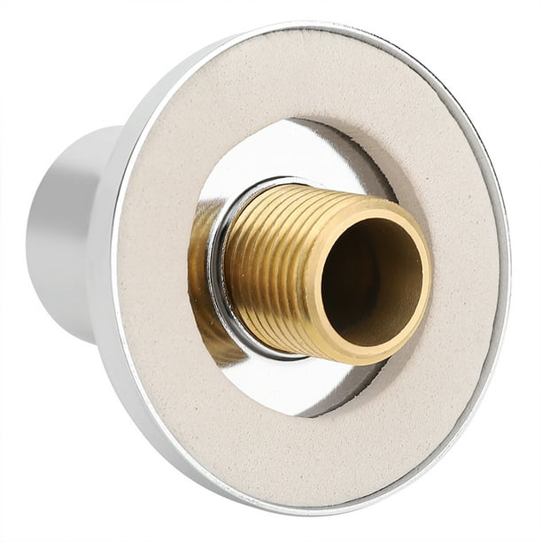 Copper Wall-Mounted Shower Hose Connector – G1/2" Thread, Electroplated Silver For Household Bathrooms