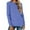 Blue, variant on EDFBUYKRS Womens Tops Long Sleeve Crew Neck Tops for Women Casual Lightweight Solid Color Shirts Knit Basic Blouses Xl