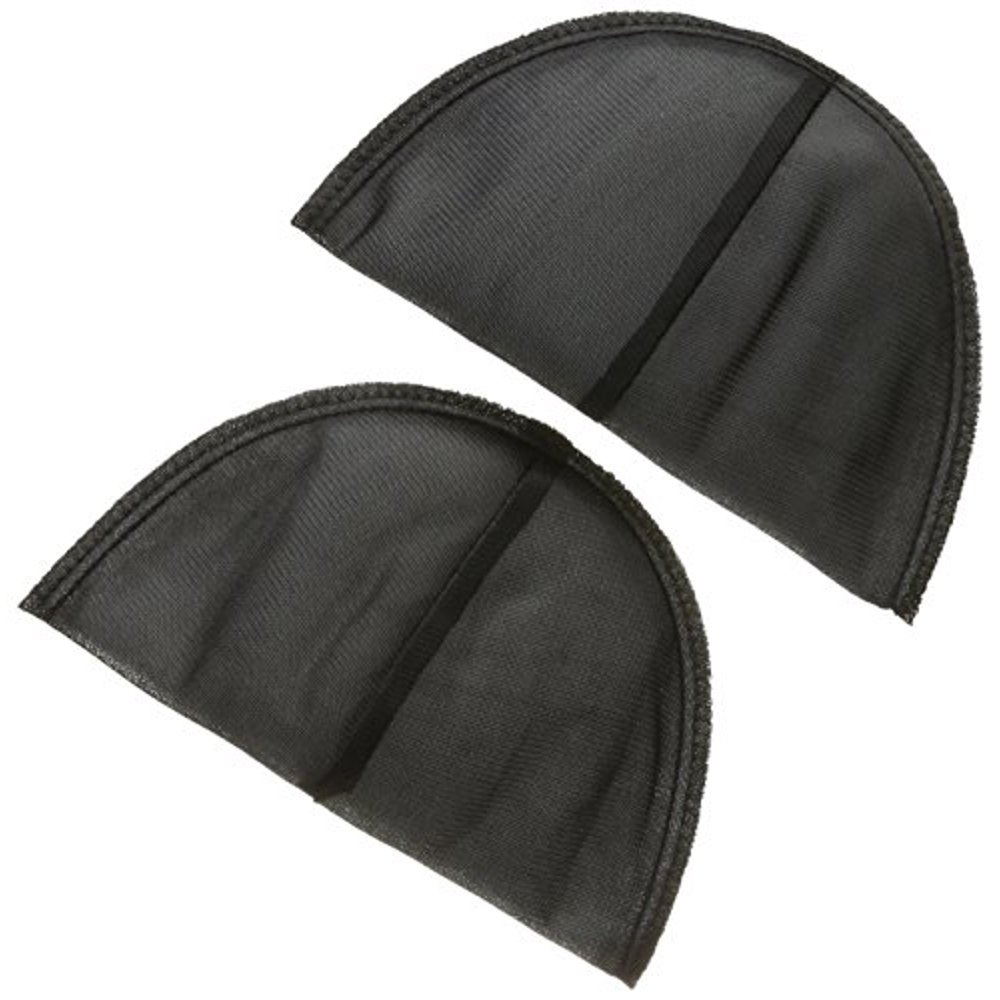 1/2" Covered SetIn Shoulder PadsBlack 2/Pkg