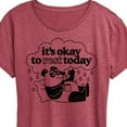 thumbnail image 3 of Instant Message - Inspiration - It's Okay To Rest Today - Women's Short Sleeve Graphic T-Shirt, 3 of 7