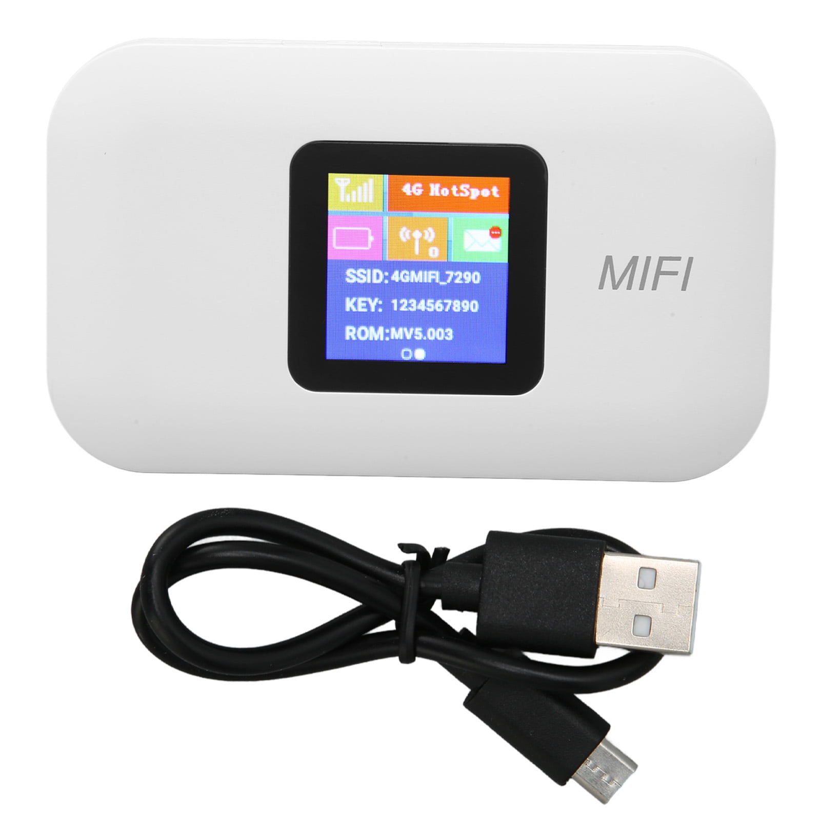 <p>4G LTE Mobile WiFi Hotspot, 150Mbps ABS Material Mobile WiFi Hotspot Support 10 Users 3000mAh Battery  For Outdoor</p>