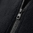 thumbnail image 6 of Hurxie Men's Fleece Jacket Full Zip Sherpa Lined Thick Warm Winter Outdoor Hiking Jacket Black,L, 6 of 6