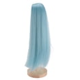 thumbnail image 1 of Doll Wig, Doll Wig Long Handmade Hair Replacement Wig Professional  Hand Crafted Soft Heat Resistances Middle Part Long Straight Doll Wig for Doll Making Style with Curling Iron, 1 of 7