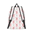 thumbnail image 3 of Balery Hello Rabbit Vintage Canvas Backpack for Men and Women - Large Capacity, Durable Travel Laptop Bag for School, Work, Hiking, and Outdoor Activities, 3 of 7