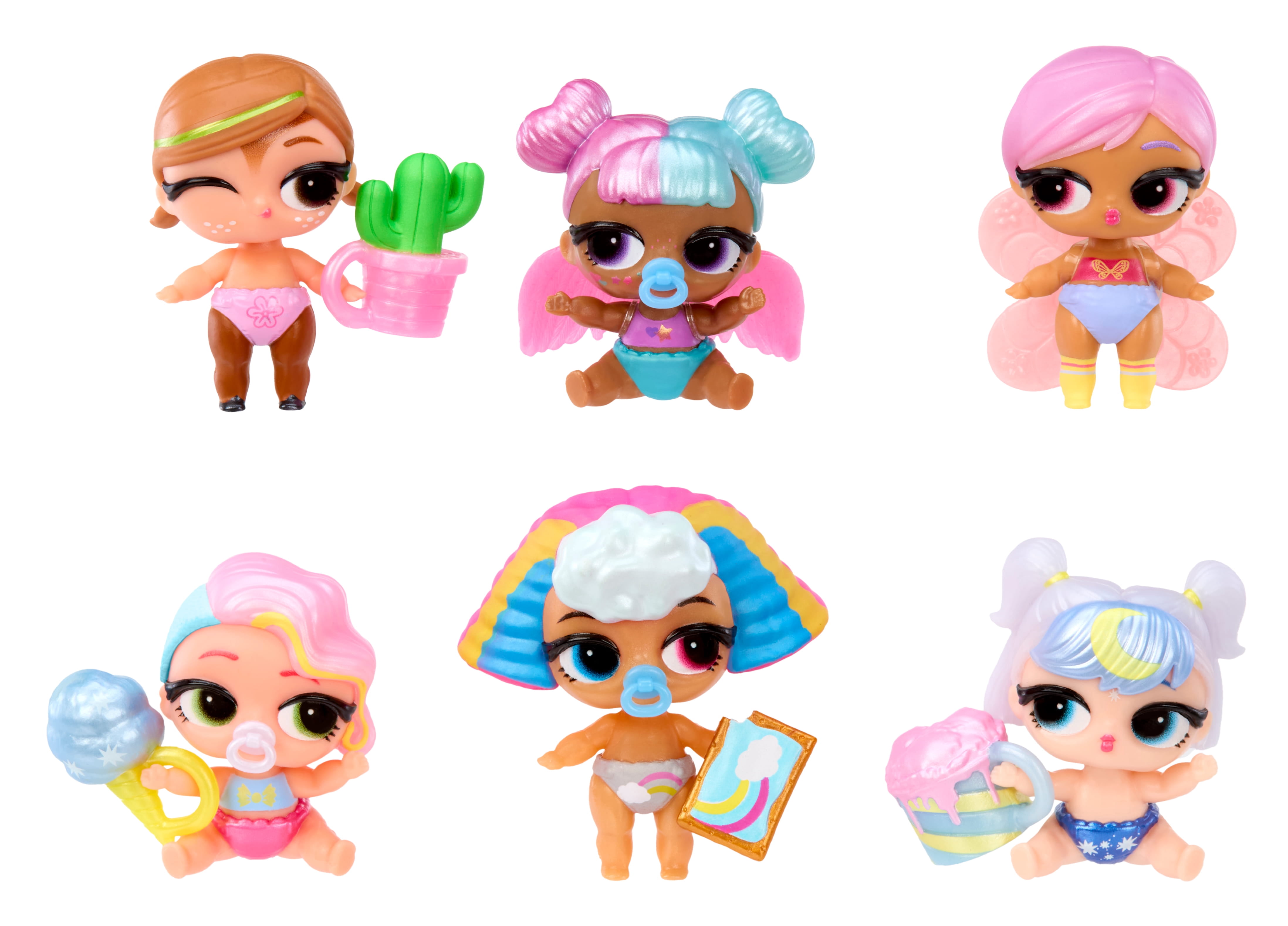 LOL Surprise Bubbly Surprise Baby Sisters Blind Collectible Dolls, Color Change Reveal, Ages 4+