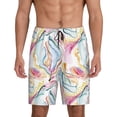 thumbnail image 1 of Fotbe Abstract Marble Texture Pantalones Cortos de Pijama para Hombre, Ropa de Dormir, Pantalones de Pijama Cortos para Hombre-3X-Large, 1 of 6