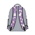 thumbnail image 3 of Unicorn and Ice Cream Purple Pattern Backpack for School, Cute School Bag with Adjustable Shoulder Straps and Padded Back, 15.3"x11"x6.7", 3 of 5
