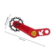thumbnail image 2 of TABLZONE Single Speed Chain Tensioner Bike Chain Single Speed Elliptical Plate Red 1 Set, 2 of 8