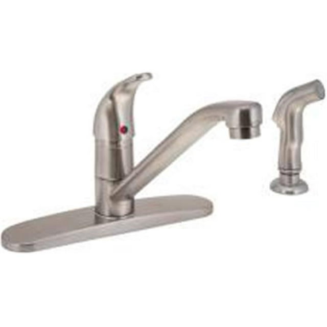 Premier 106170 Robinet de Cuisine avec Pulvérisateur Pvd Nickel Brossé