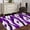 DarkViolet, variant on Area Rug 2 x 3 Ft, Red White Moire Indoor Accent Bathroom Rugs for Kitchen/Laundry Room, Modern Abstract Art Washable Non-Slip Runner Floor Mat for Entryway, Living Room