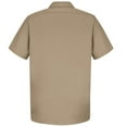 thumbnail image 3 of Red Kap Men's Short Sleeve Wrinkle-Resistant Cotton Work Shirt, 3 of 4