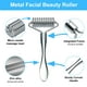 thumbnail image 4 of Gua Sha Massage Tool Set - Stainless Steel Facial Massager for Face, Body, & Beauty - Smoothing Wrinkles & Deep Tissue Massage for Hands, Feet, Neck, & Arms, 4 of 4